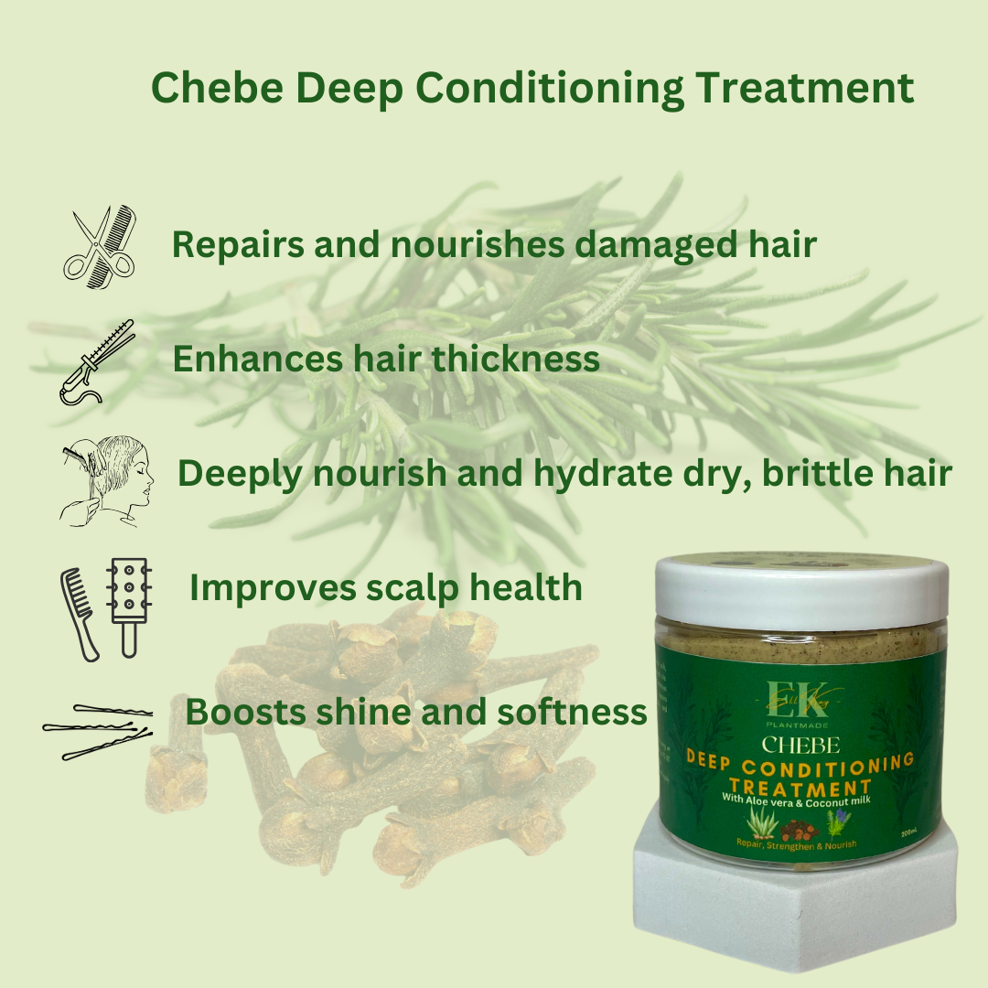 Chebe Hair Growth & Strengthening 3 in 1 Shampoo Set