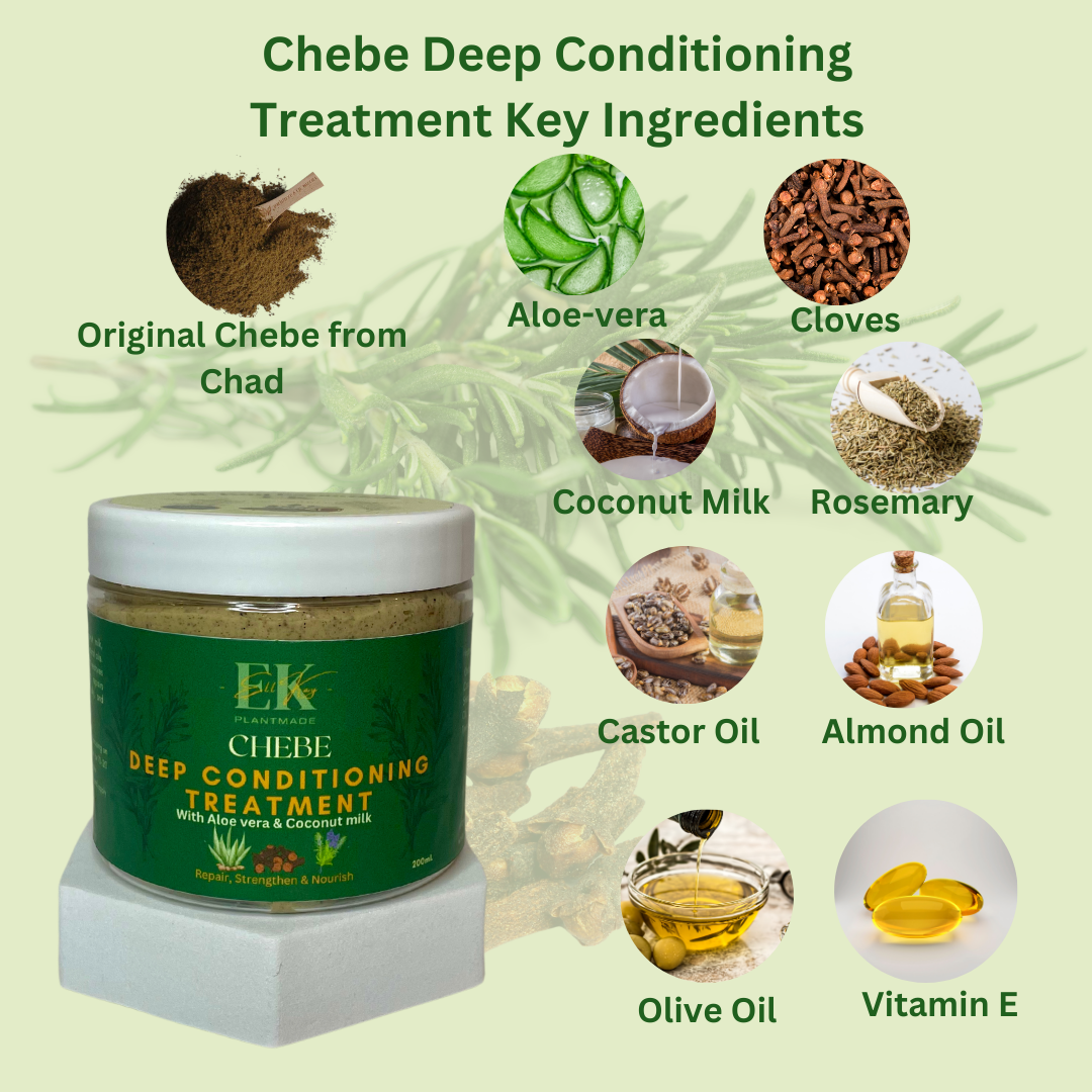 Chebe Hair Growth & Strengthening 3 in 1 Shampoo Set