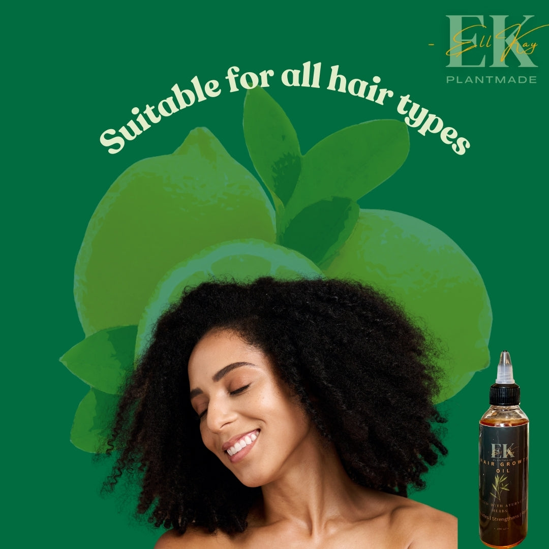 Ayurvedic Hair Growth Oil || 100% Natural Oils and Herbs for Dandruff & Hair Loss Treatment.