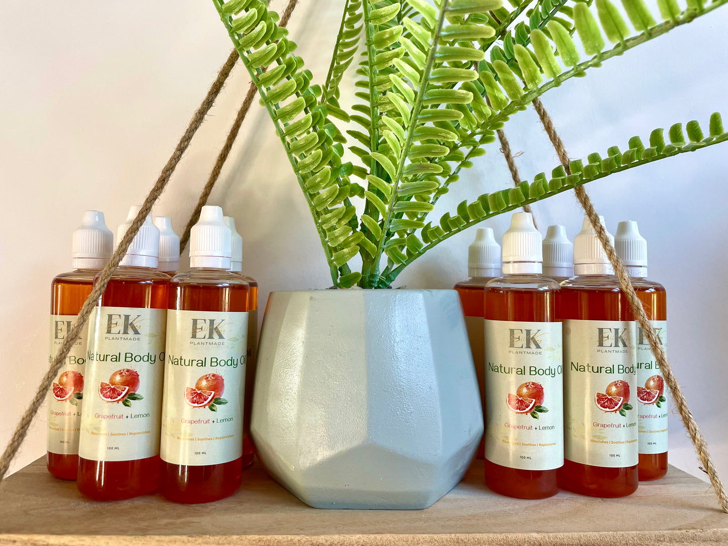 Grapefruit+Lemon All-Natural Body Oil – Nourishes, Hydrates & Revitalizes the Skin