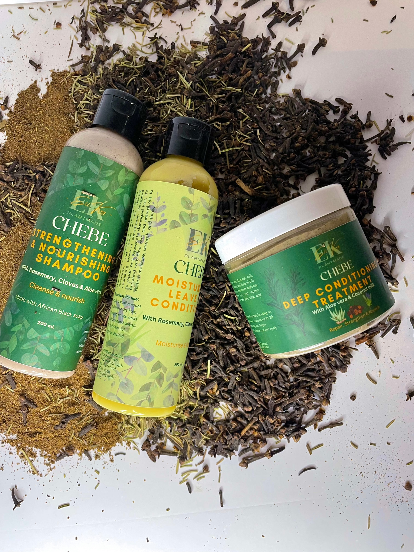 Chebe Hair Growth & Strengthening 3 in 1 Shampoo Set