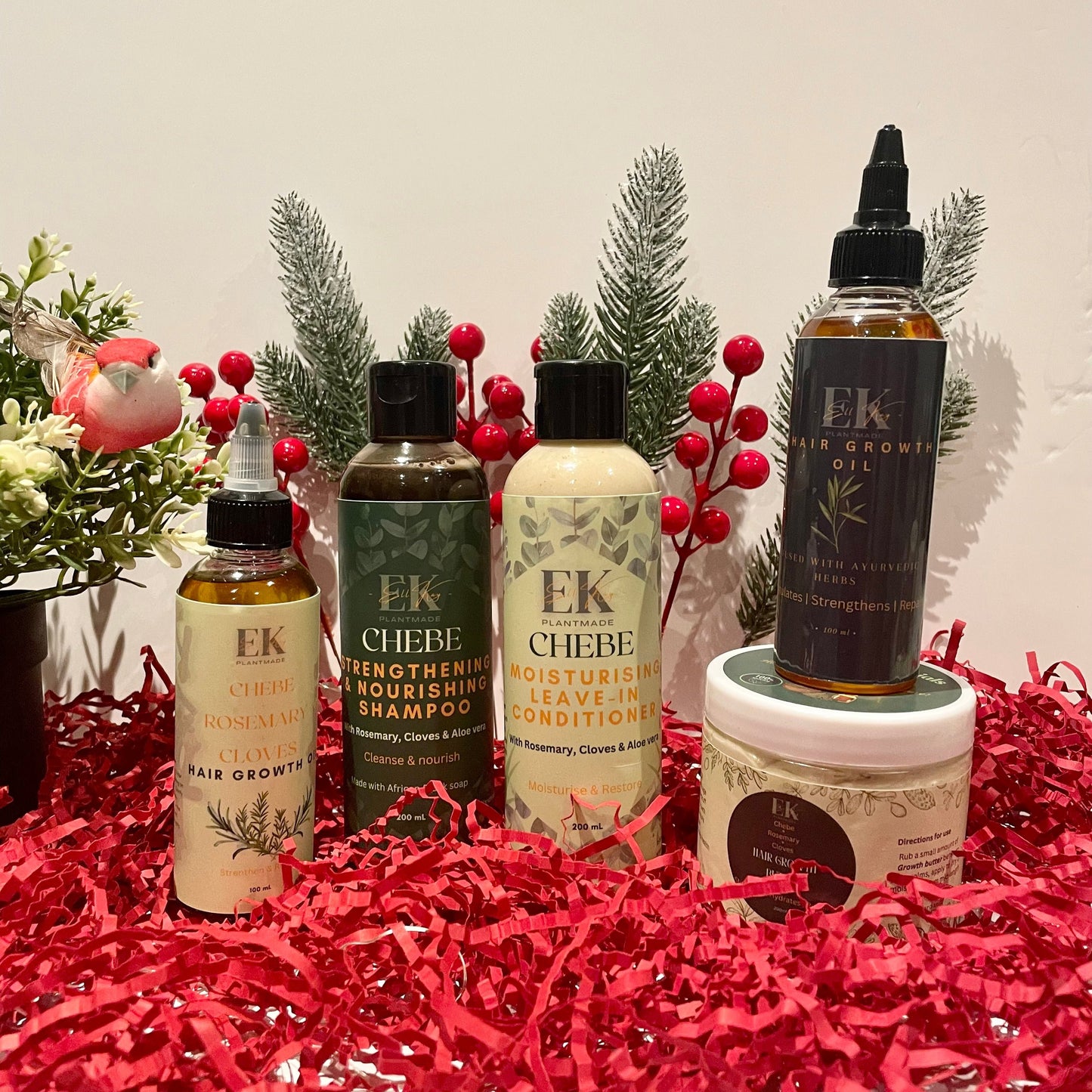 Holly Jolly Hair Care Set – Ultimate Nourishment & Growth Bundle