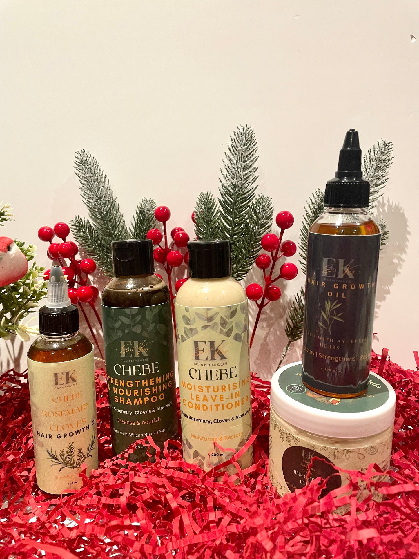 Holly Jolly Hair Care Set – Ultimate Nourishment & Growth Bundle