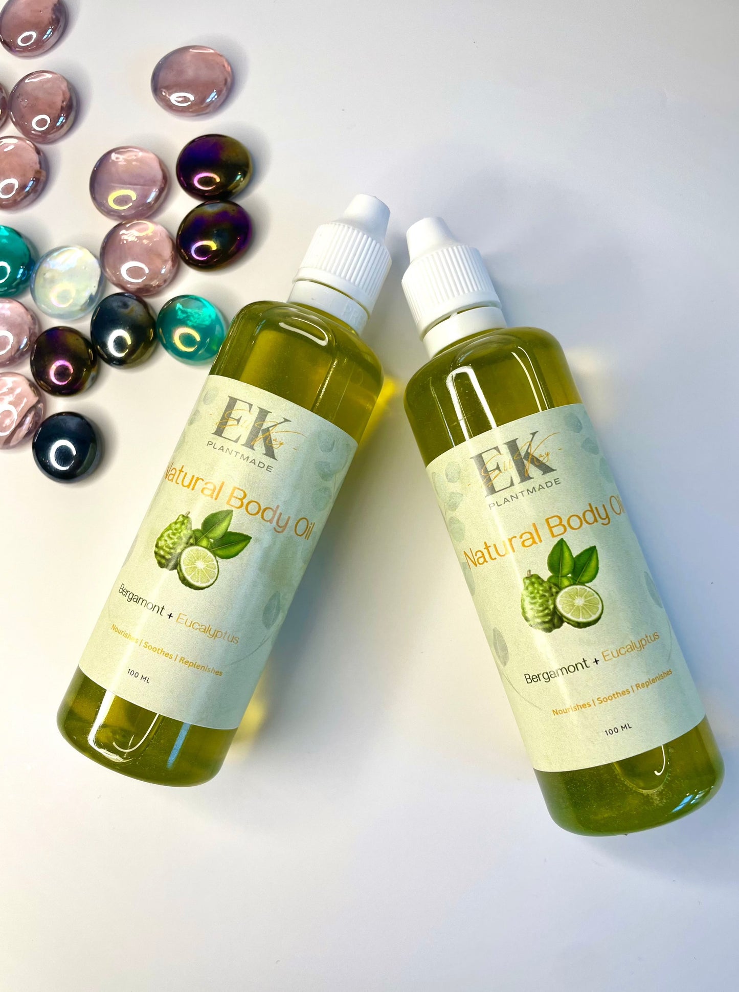 Bergamot+Eucalyptus All-Natural Body Oil – Nourishes, Hydrates & Revitalizes the Skin