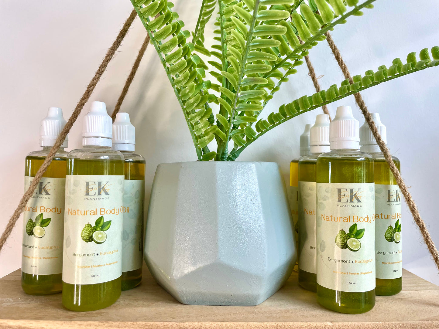 Bergamot+Eucalyptus All-Natural Body Oil – Nourishes, Hydrates & Revitalizes the Skin